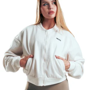 BOMBER BASIC FIT BEIGE