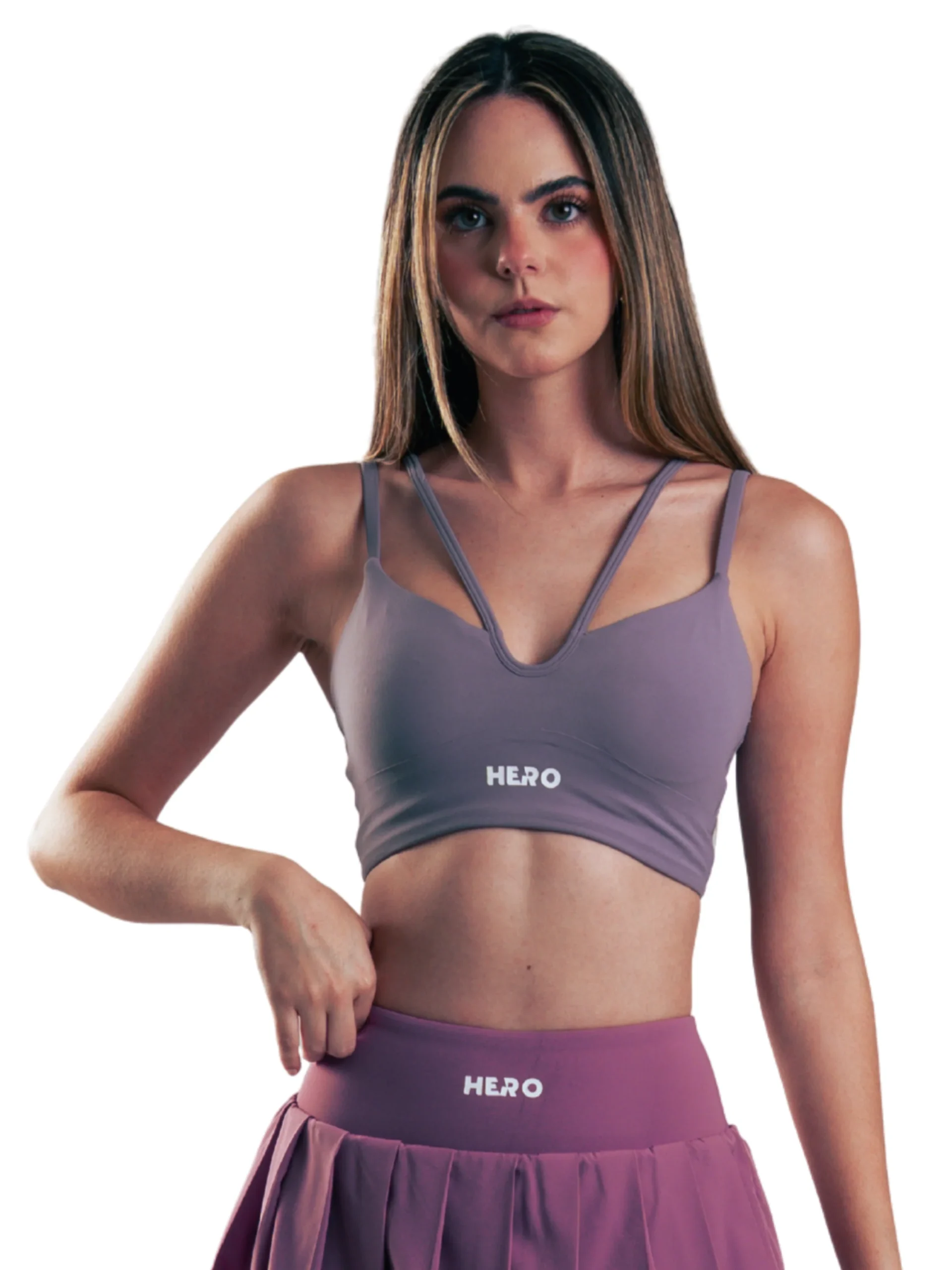 BRAT TOP DUAL HERO MORADO