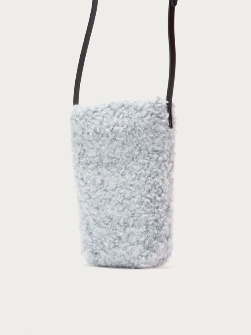 BOLSO HOFF TOWER FUR MINI LIGHT BLUE - Imagen 3