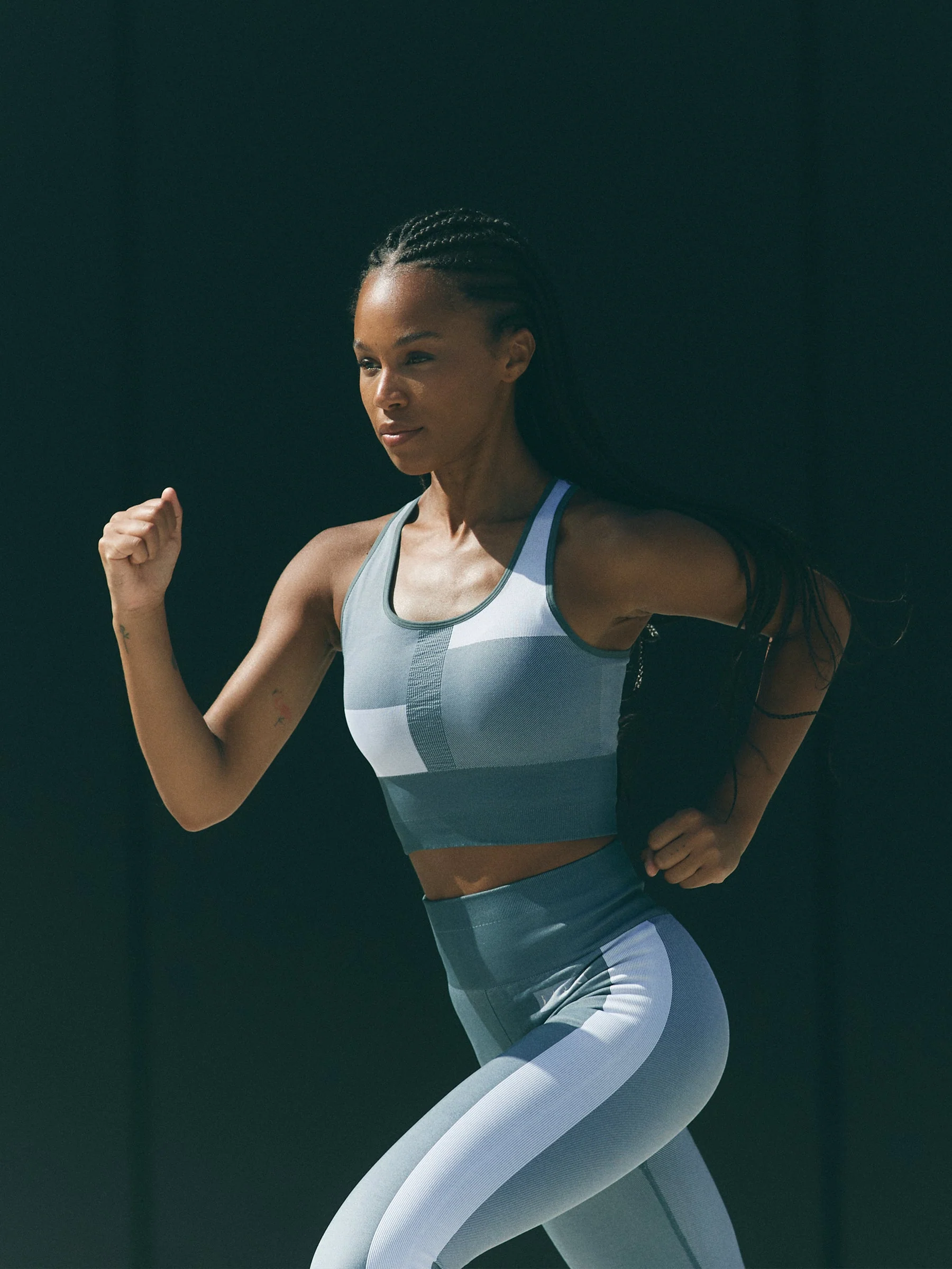 TOP ATHENA STORMY GREY/WHITE