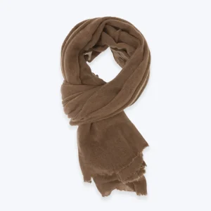 BUFANDA DE CASHMERE MARRÓN BOTTO GIUSEPPE