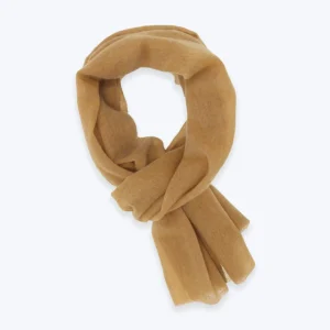 BUFANDA DE CASHMERE MOSTAZA FULHAM