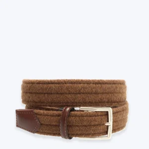 CINTURÓN DE ESPIGA MARRÓN ELÁSTICO ATHISON