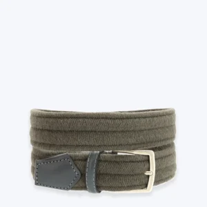 CINTURÓN DE ESPIGA GRIS ELÁSTICO ATHISON