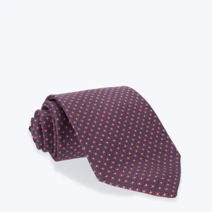 CORBATA DE SEDA AZUL ESTAMPADA FULHAM