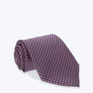 CORBATA DE SEDA NAVY CON FLORES FULHAM