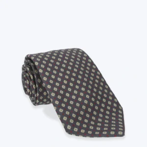 CORBATA DE LANA GRIS ESTAMPADA FULHAM