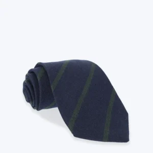 CORBATA DE LANA NAVY CON RAYAS FULHAM