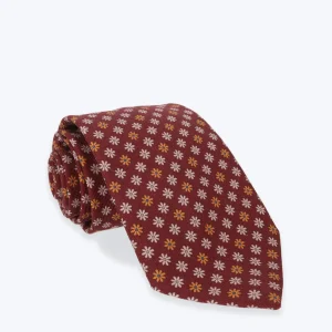 CORBATA DE LANA TEJA CON FLORES FULHAM