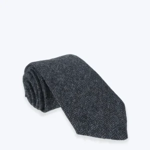 CORBATA DE LANA ESPIGA AZUL ATKINSONS