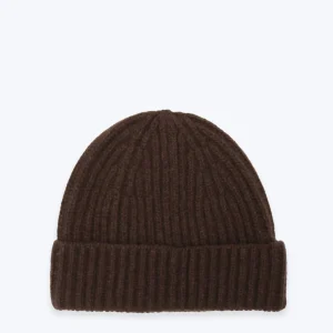 GORRO DE CASHMERE MARRÓN FULHAM