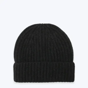 GORRO DE CASHMERE GRIS OSCURO FULHAM