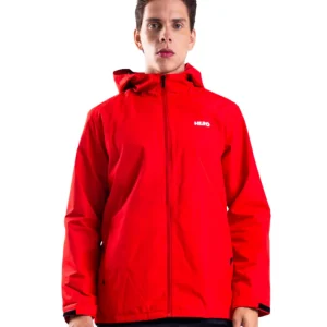 CHAQUETA IMPERMEABLE BASICA HERO ROJO