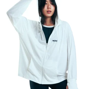 CHAQUETA LITE UV HERO BLANCO
