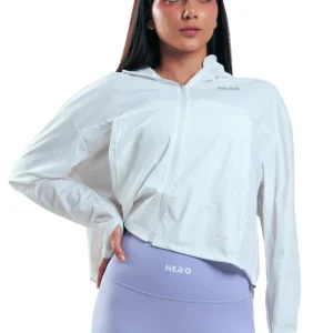 CHAQUETA UV FLOW HERO BLANCO