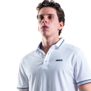 CHEMISE POLO 3 BOTONES GOLF HERO BLANCO