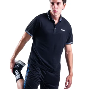CHEMISE POLO 3 BOTONES GOLF HERO NEGRO