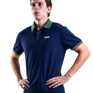 CHEMISE POLO 3 BOTONES AJUSTADA GOLF MVP HERO AZUL