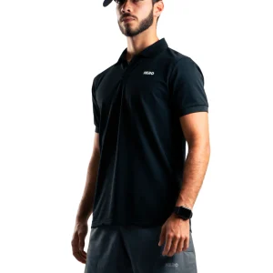CHEMISE GOLF BASICA HERO NEGRO