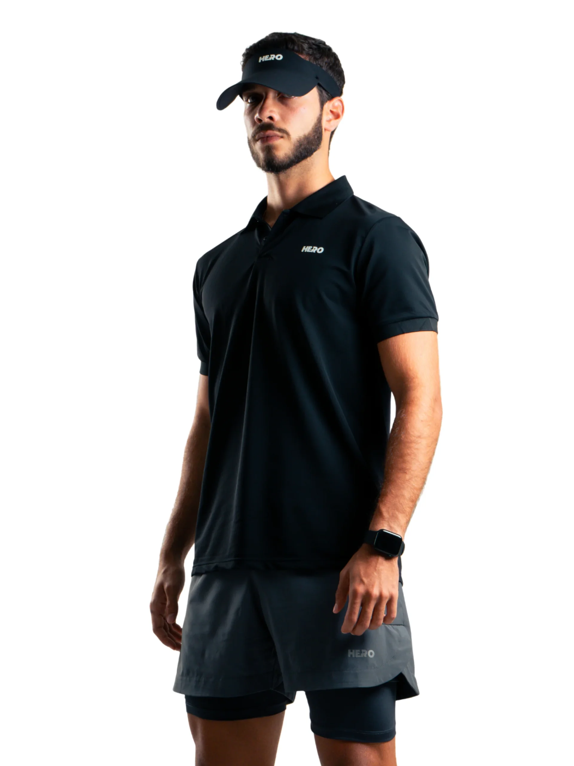 CHEMISE GOLF BASICA HERO NEGRO