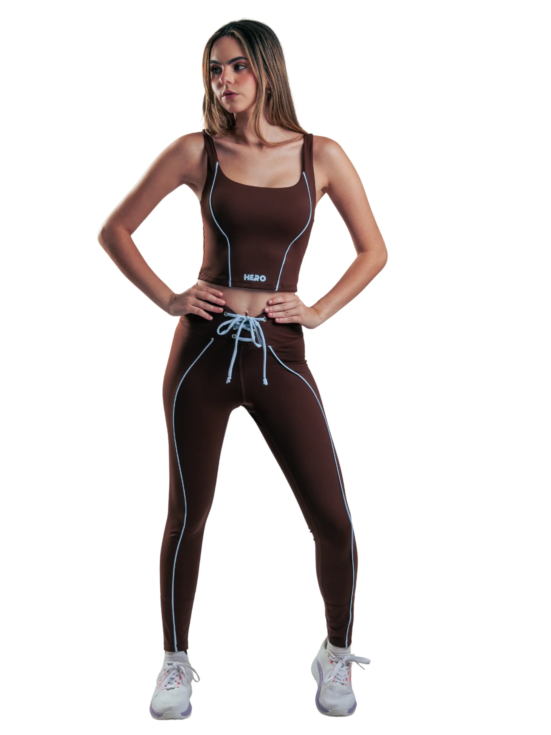 CORSET FIT SET HERO MARRON