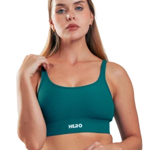 CROP TOP RIBBED HERO VERDE