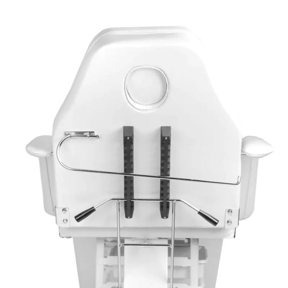 Camilla Sillón Estética regulable con agujero facial blanco - Imagen 5