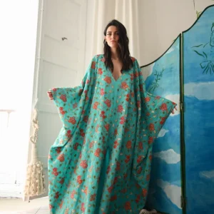 KAFTAN TURQUESA