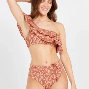 TOP BIKINI JULIA CORAL PRINT