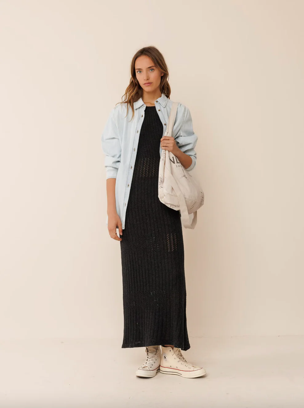 VESTIDO PUNTO CANALÉ