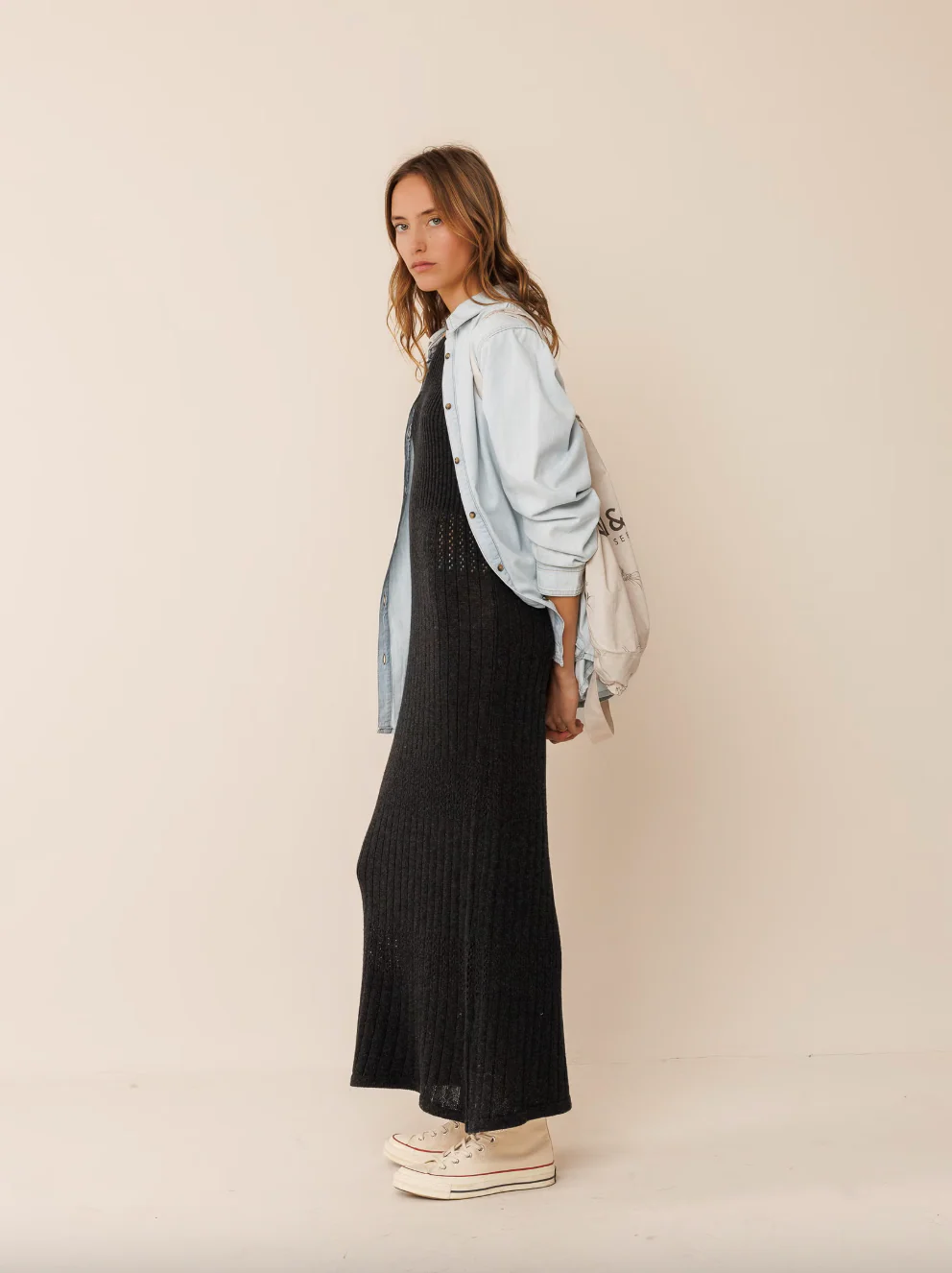 VESTIDO PUNTO CANALÉ - Imagen 3