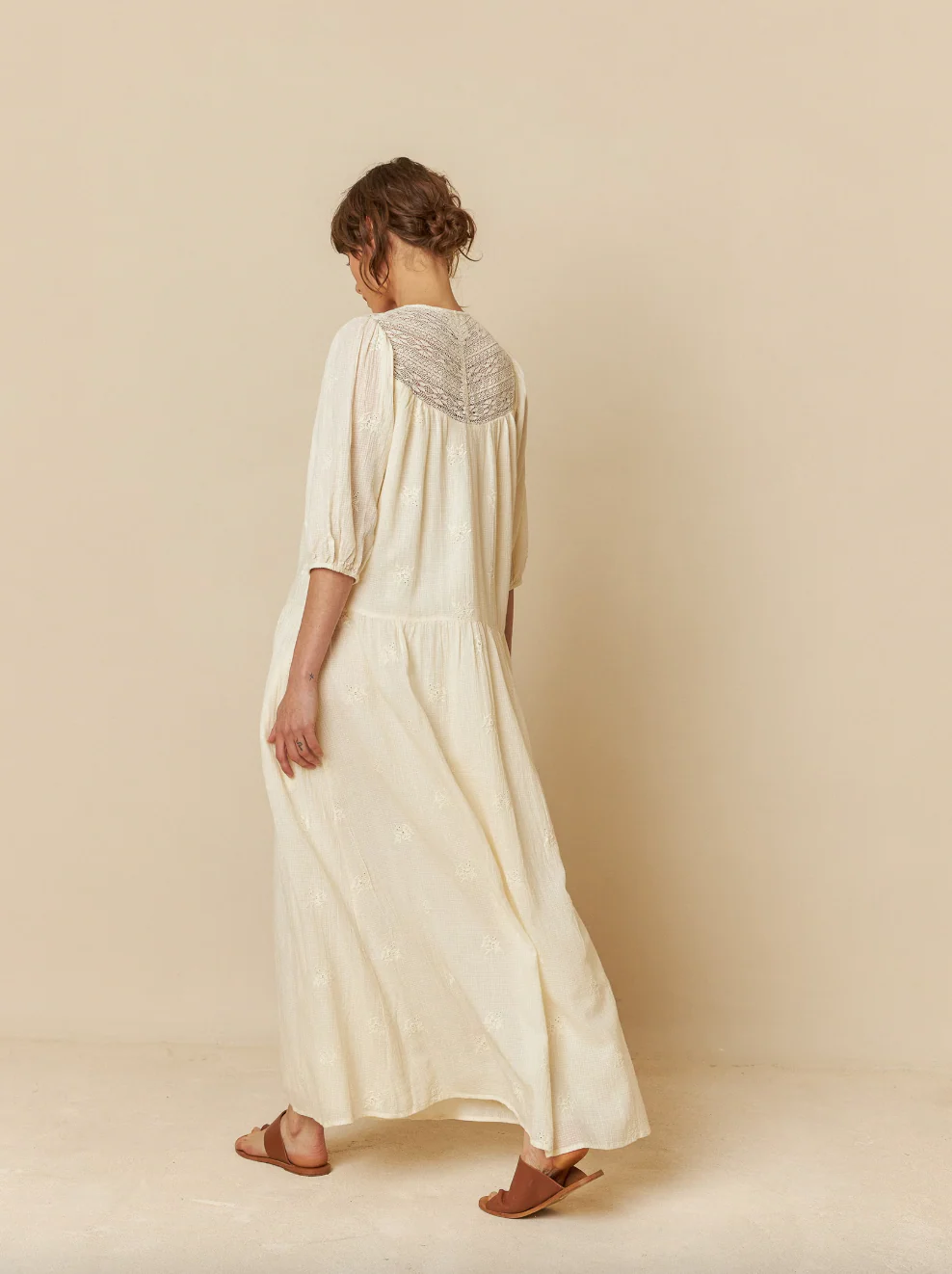 VESTIDO MANGA GLOBO - Imagen 4