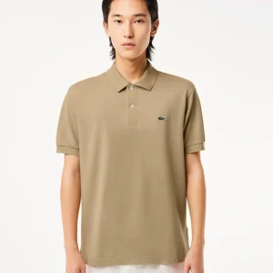 POLO DE PIQUÉ ORIGINAL DE CORTE CLÁSICO BEIGE
