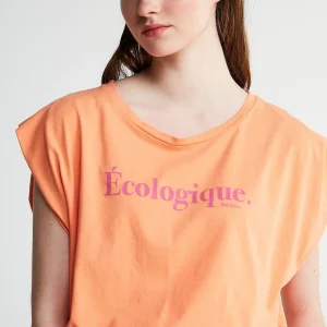 CAMISETA CROP ECOLOGIQUE