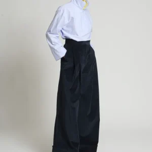 PANTALÓN SAMURAY VELVETON MARINO