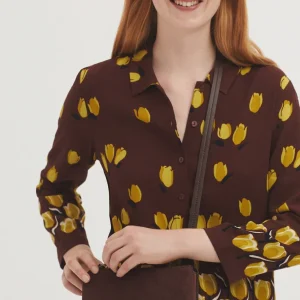 BOLSO DOBLE EN PIEL BURDEOS