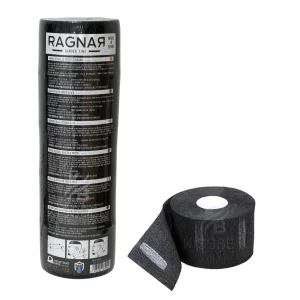 Papel de cuello elástico negro 5 X 80 servicios Ragnar