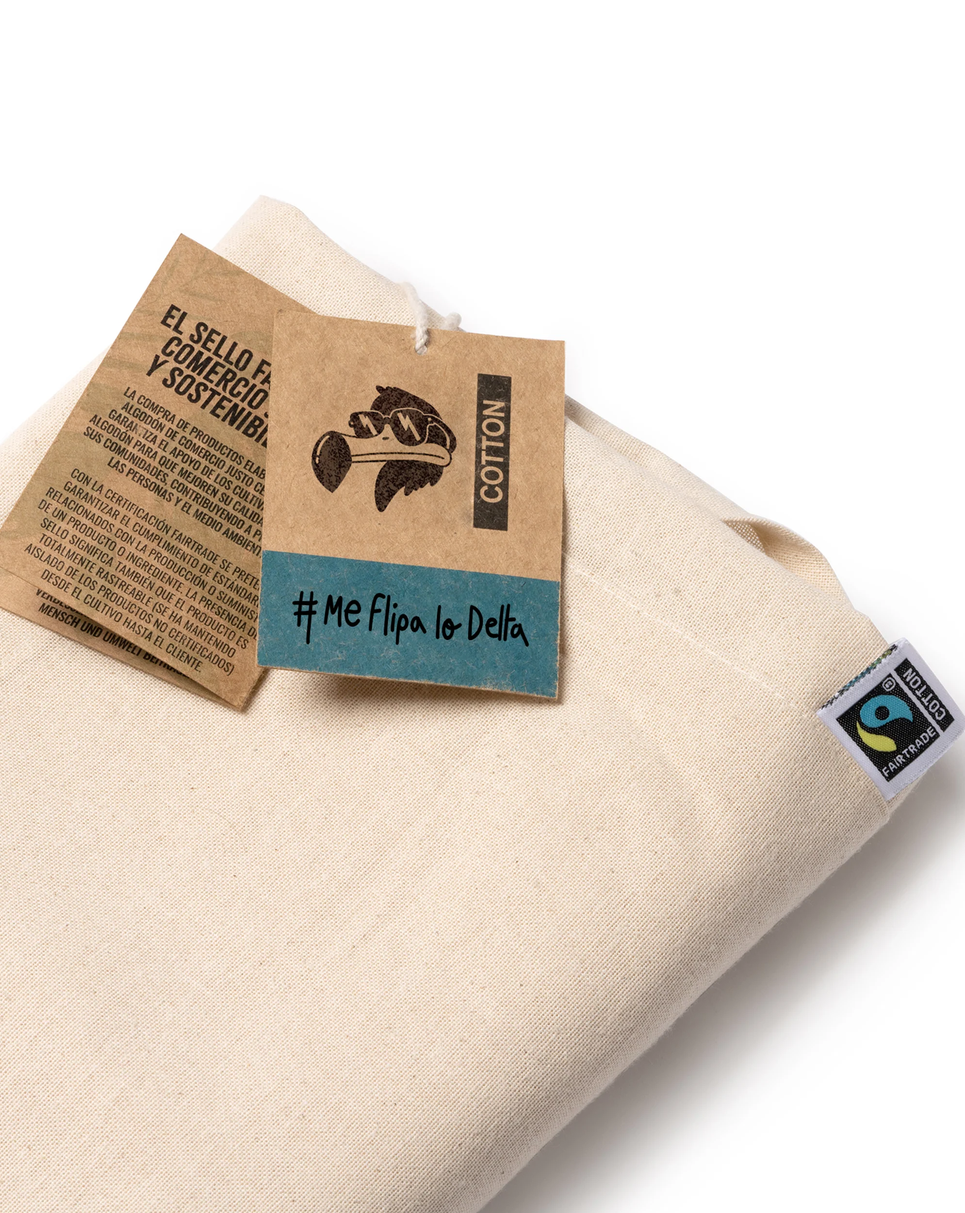 Delantal de Algodón Orgánico Flamenco Cocinando Paella - Imagen 5