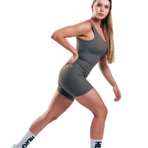 JUMPSUIT SHORT LUNA HERO  GRIS