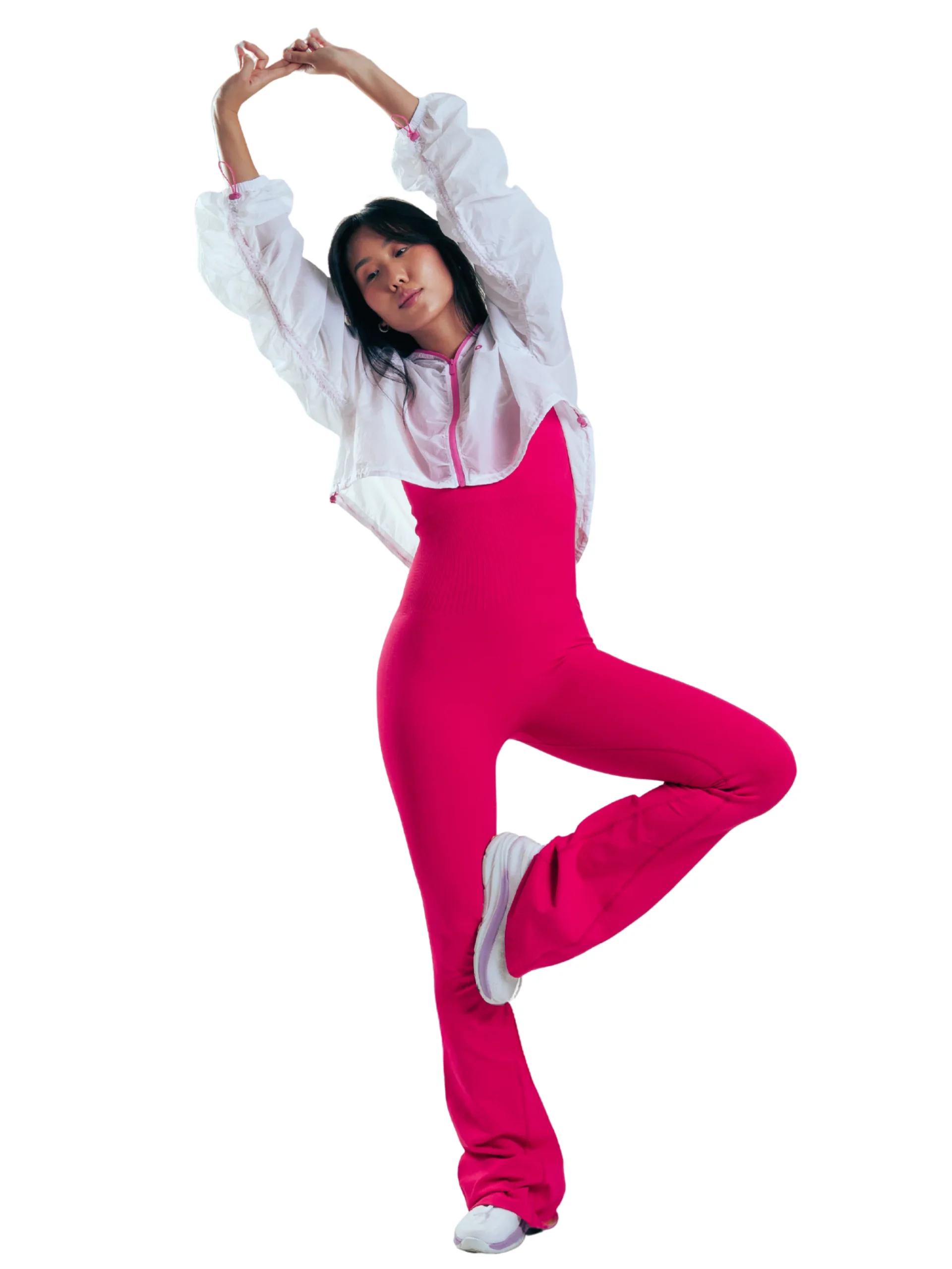 ENTERIZO THIN80S HERO FUCSIA