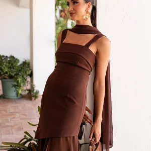 Vestido Ronda Marrón