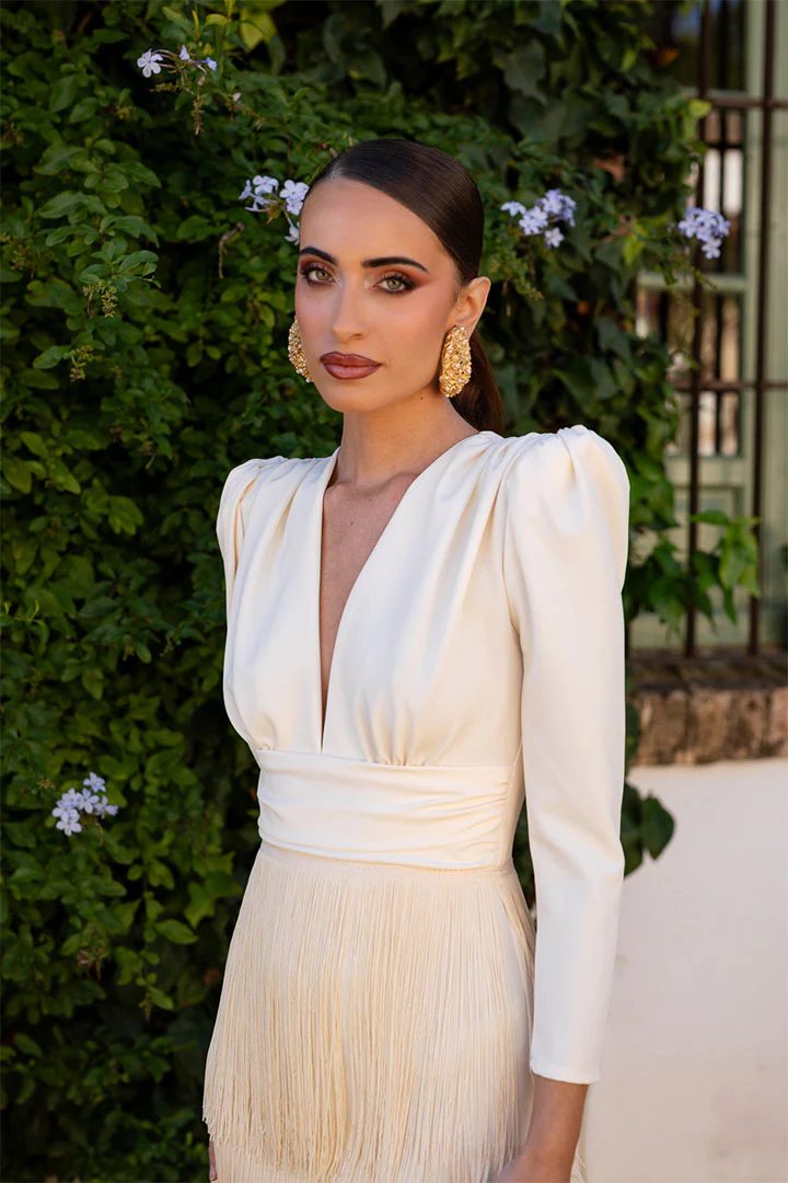 Vestido Cleo Crema - Imagen 4