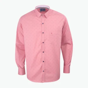 Camisa Regular Manga Larga Rojo Claro - Kosta Azul