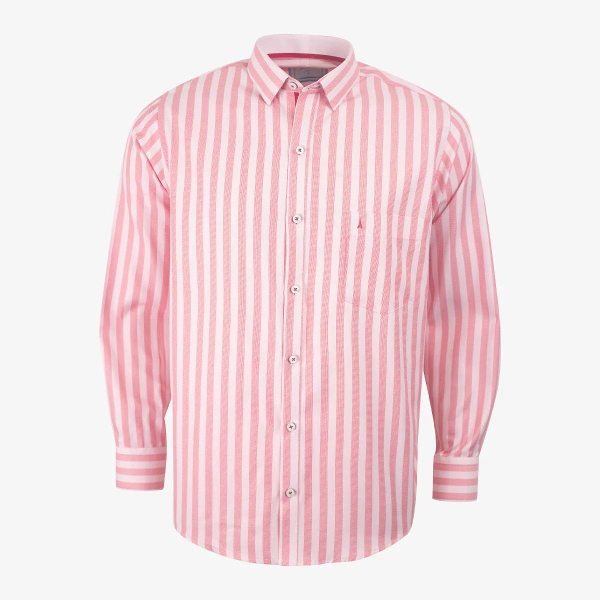 Camisa Regular Manga Larga Dobby Raya Rosa Kosta Azul