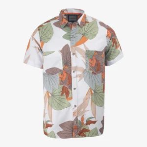 Camisa Sport Regular Estampada Blanca - Kosta Azul