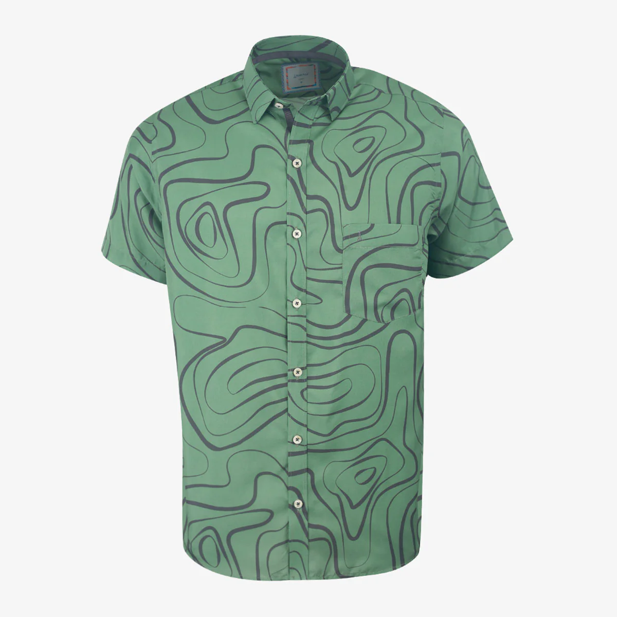 Camisa Regular Sport Verde Medio - Kosta Azul