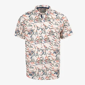Camisa Sport Regular Estampada Beige Kosta Azul