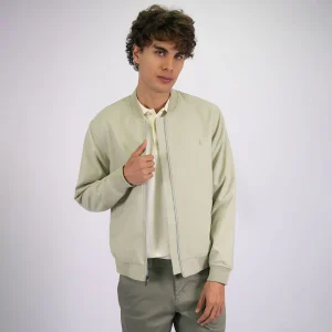Chaqueta Bomber Regular Verde Claro - Kosta Azul