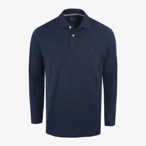 Polo Manga Larga Regular Azul Oscuro - Kosta Azul
