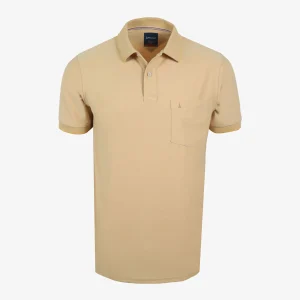 Polo Regular Amarillo Medio para Hombre - Kosta Azul